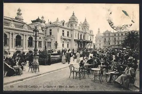 AK Monte-Carlo, La Casino et l`Hotel de Paris