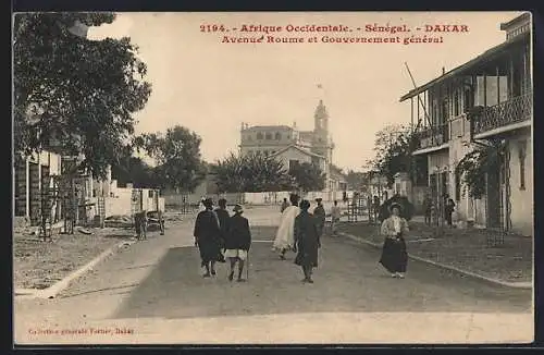 AK Dakar, Avenue Roume et Gouvernement général