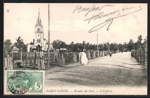 AK Saint-Louis, Route de Sor, L`Eglise