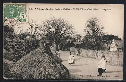 AK Dakar, Quartier Indigéne