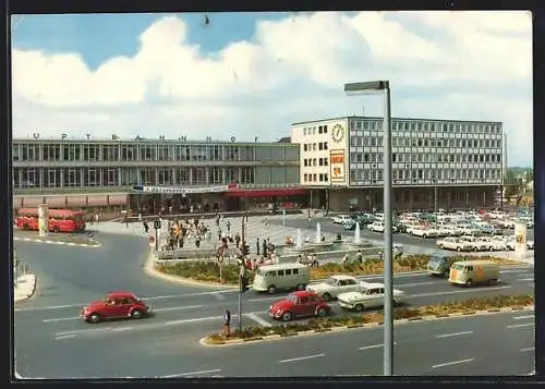 AK Kassel, Blick zum Hauptbahnhof