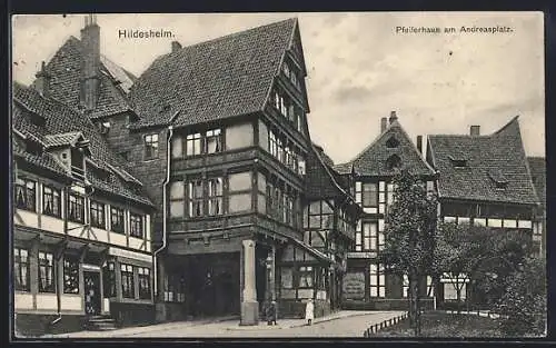 AK Hildesheim, Pfeilerhaus am Andreasplatz