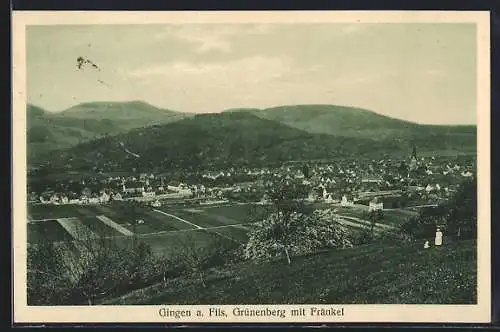 AK Gingen a. Fils, Grünenberg mit Fränkel