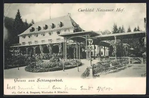 AK Schlangenbad, Hotel Nassauer Hof