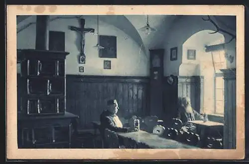 AK Kloster Andechs, Blick ins Bräustübl