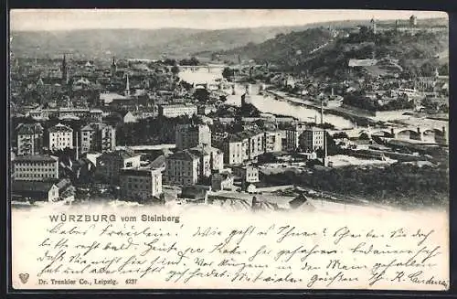 AK Würzburg, Blick vom Steinberg