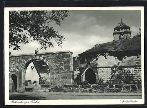 AK Rothenburg / Tauber, Spitalbastei