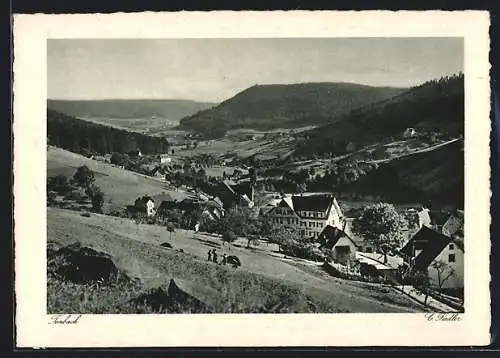 AK Tonbach /Schwarzwald, Ortsansicht aus der Vogelschau