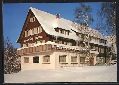 AK Aach bei Freudenstadt, Gasthof und Pension Sonne