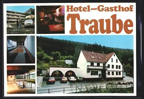 AK Berneck /Schwarzwald, Hotel und Gasthof Traube, Altensteig 4