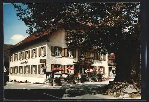 AK Altsimonswald /Schwarzwald, Gasthof Pension Krone-Post