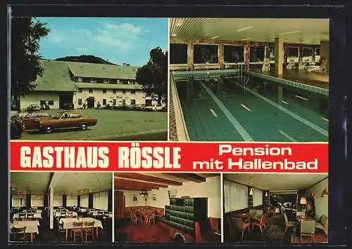 AK Bernau /Hochschwarzwald, Gasthof Pension Rössle