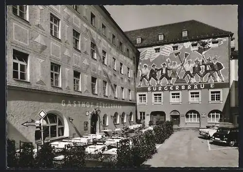 AK Bad Reichenhall, Gasthof und Brauerei Bürgerbräu