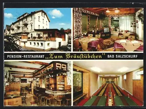 AK Bad Salzschlirf, Restaurant und Pension Zum Bräustübchen, Riedstr. 16