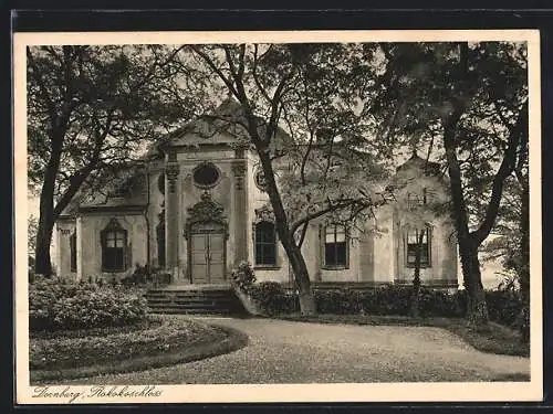 AK Dornburg / Saale, Rokokoschloss im Park