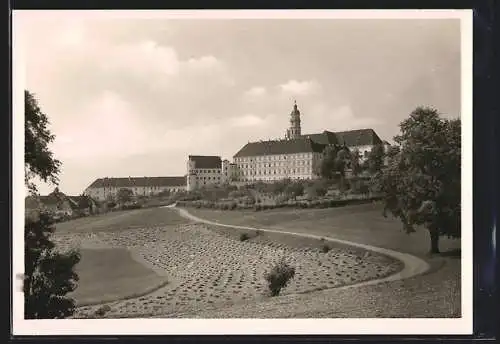 AK Neresheim, Abtei von Süden