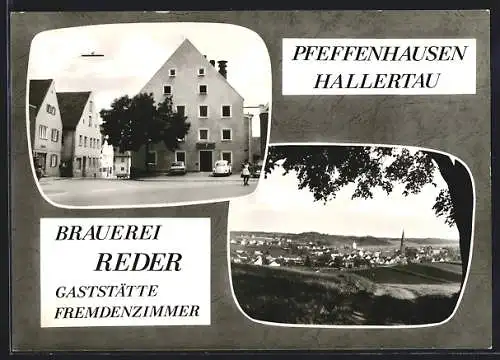 AK Pfeffenhausen /Hallertau, Gasthaus Brauerei Reder