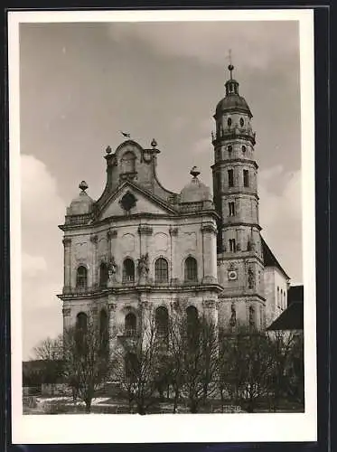 AK Neresheim, Fassade der Abtei