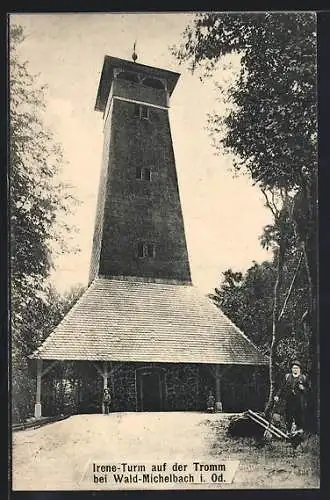 AK Wald-Michelbach, Irene-Turm auf der Tromm