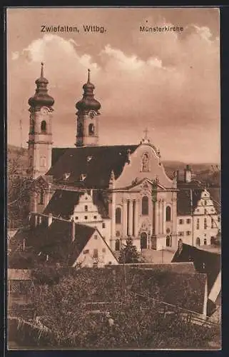 AK Zwiefalten / Württ., Münsterkirche