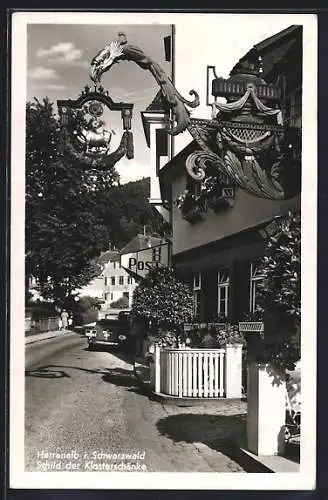 AK Herrenalb i. Schwarzwald, Gasthaus Klosterschänke