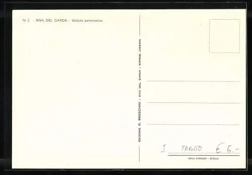 Künstler-AK Riva Del Garda, Veduta panoramica