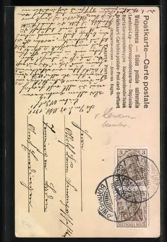 Künstler-AK Henry Ryland: Frau in römischem Gewand pflückt Weintrauben