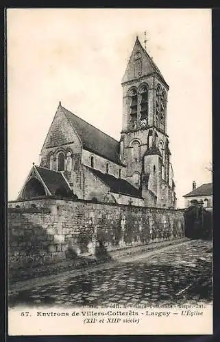 AK Largny /Villers-Cotterets, L`Église