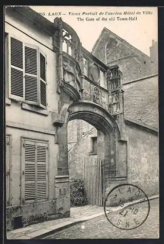 AK Laon, Vieux Portail de l`ancien Hotel de Ville