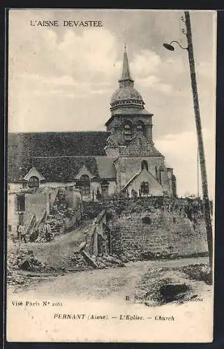 AK Pernant /Aisne, L`Eglise