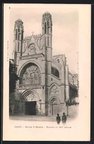 AK Laon, Eglise St-Martin, Portail