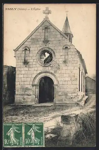 AK Pasly /Aisne, L`Église