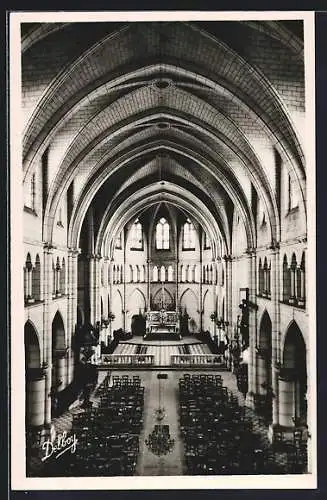 AK Bohain /Aisne, L`Eglise, Vue Intérieure