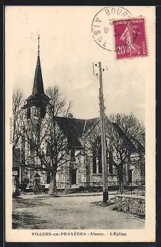 AK Villers-en-Prayères, L`Église