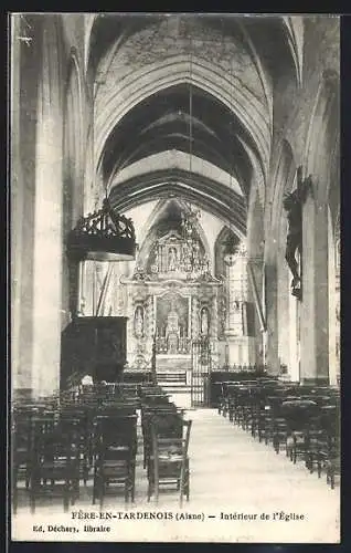 AK Fère-en-Tardenois, Interieur de l`Eglise