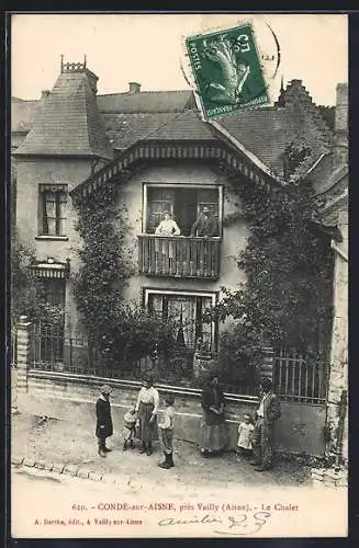 AK Conde-sur-Aisne, Le Chalet