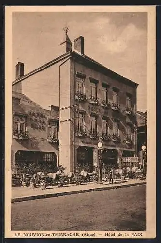 AK Le Nouvion-en-Thierache /Aisne, Hotel de la Paix