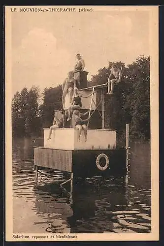 AK Le Nouvion-en-Thierache /Aisne, Solarium reposant et bienfaisant