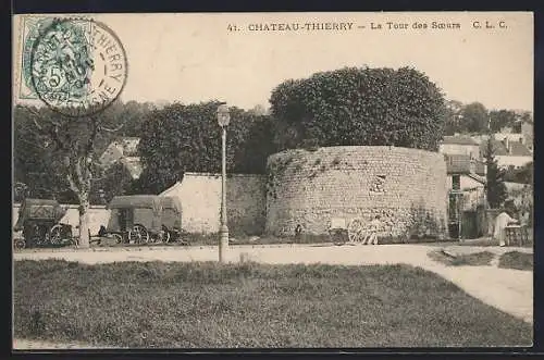 AK Chateau-Thierry, La Tour des Soeurs