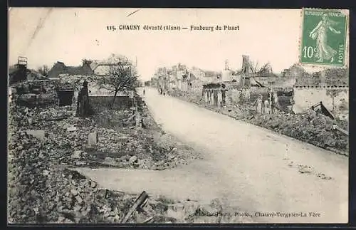 AK Chauny /Aisne, Faubourg du Pissot