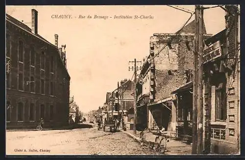 AK Chauny, Rue du Brouage, Institution St-Charles