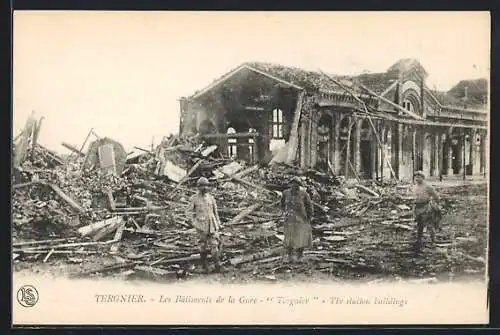 AK Tergnier, Les Bâtiments de la Gare