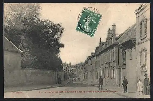 AK Villers Cotterets /Aisne, Rue Alexandre-Dumas