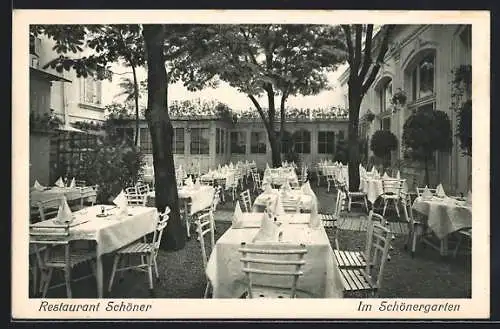 AK Wien, Restaurant Schöner, Siebensterngasse 19