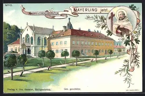 Lithographie Mayerling, Karmelitinnenkloster