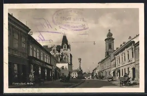 AK Zistersdorf /N.-Oe., Der Gasthof zur goldenen Krone v. Johann Krammer