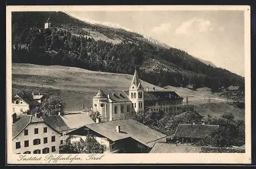 AK Pfaffenhofen /Tirol, Ortsansicht mit dem Institut