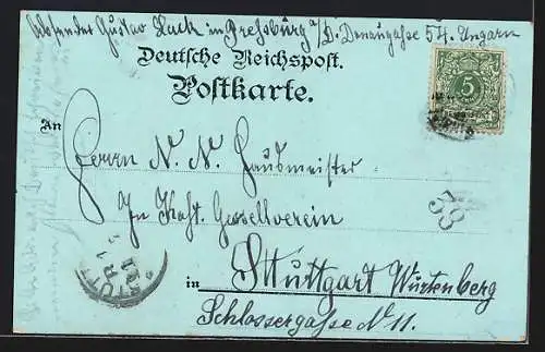 Lithographie Köln, Dom, Strasse mit Parkanlage aus der Vogelschau, Kaiser Wilhelm I.