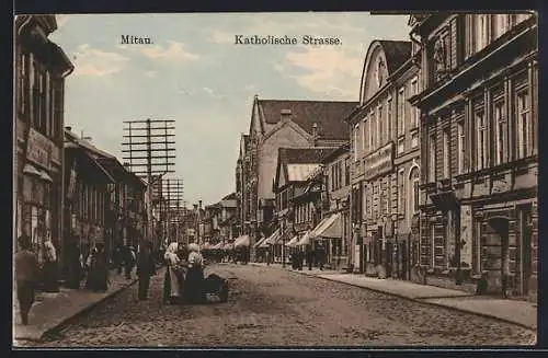 AK Mitau, Katholische Strasse