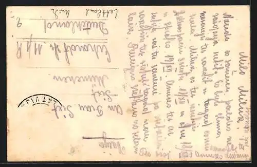 AK Kemeri, grosses Gebäude mit Garten inmitten von Wald